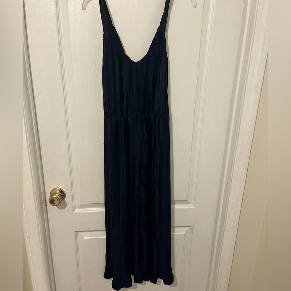 Chelsea & Violet Navy Backless Maxi Dress